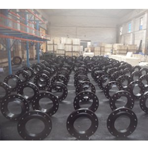 ASTM A105 Weld Neck Flange, 12 Inch, 300LB, Black Coating