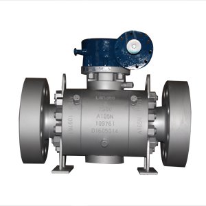 API 6D Trunnion Mounted Ball Valve, A105N, DN80, PN420